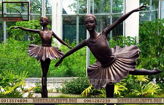  Tượng múa c&ocirc;ng vi&ecirc;n &acirc;m nhạc